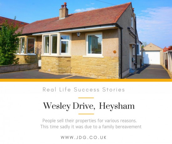 Real Life Succes Stories.  Wesley Drive.  Heysham
