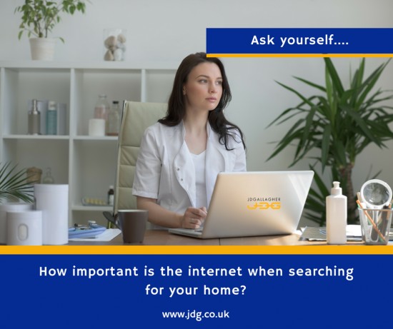 How important is the internet when searching for your property?
