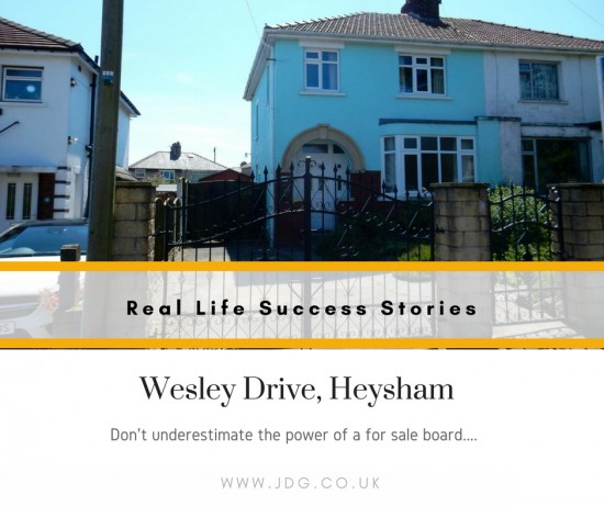A real life success story – Wesley Drive, Heysham 
