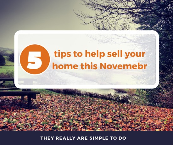 5 top tips to sell your home in November