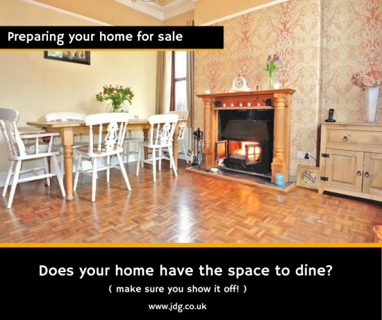 Preparing your home for sale. The Dining Room