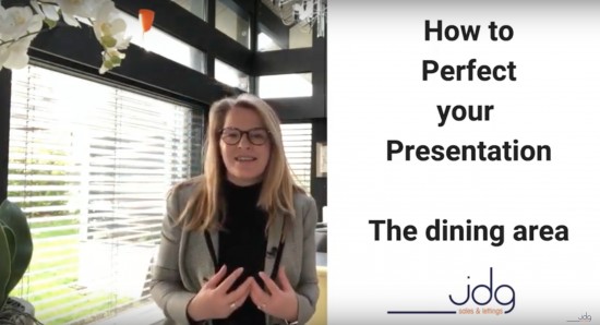 How to perfect your presentation. The dining room