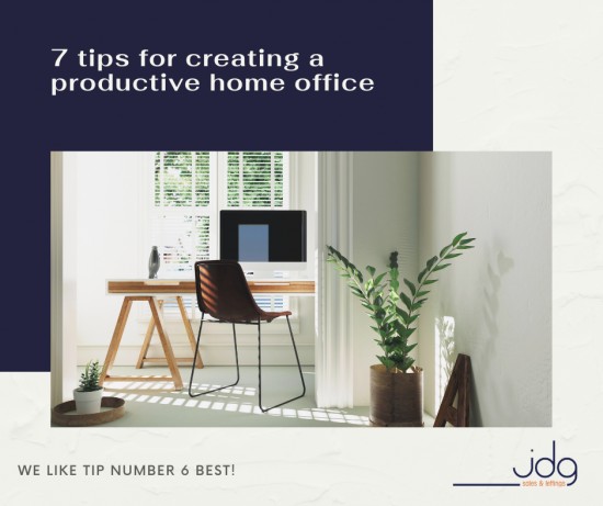 7 Tips for Creating a Productive Home Office in Your Lancaster Home