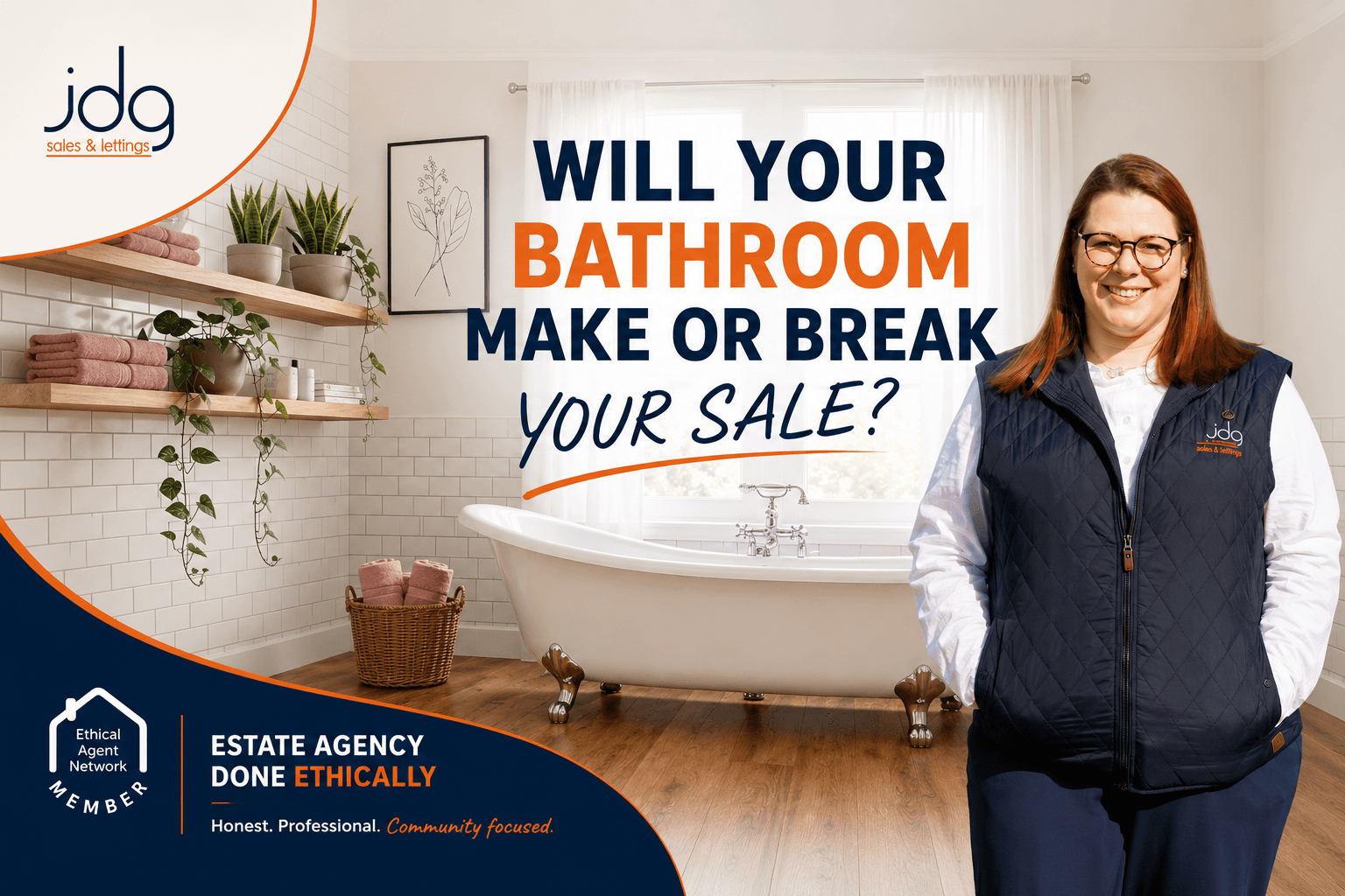 Use your bathroom to boost your chances of selling