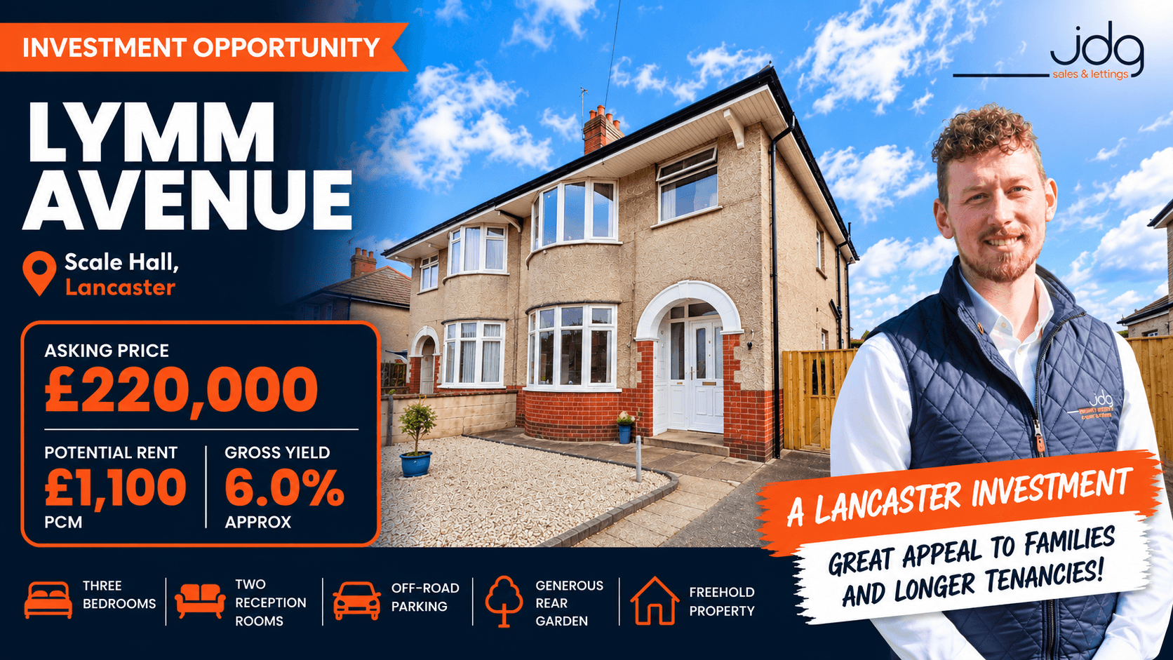 A Family Investment with a 6% Gross Return -  Lymm Avenue, Scale Hall