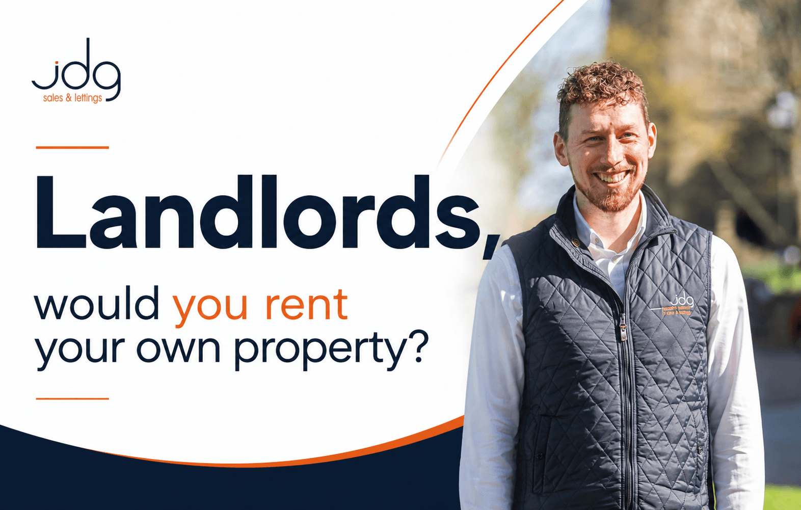 Landlords.  Would rent your own property?  
