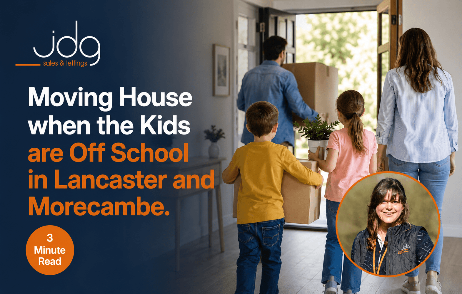 Moving House with the Kids Off School in Lancaster and Morecambe