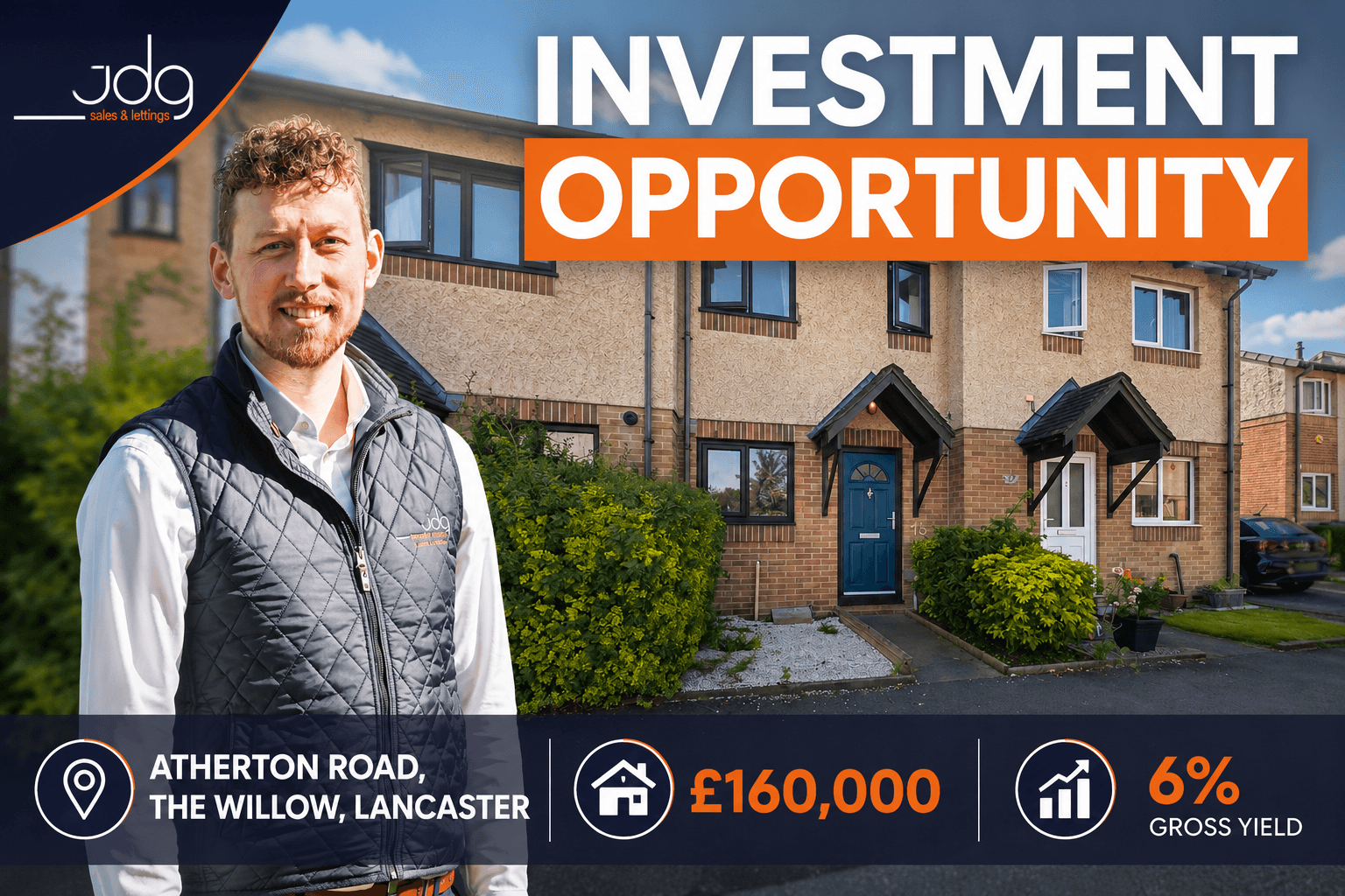 🏡 Proven Investment  6% Gross Return – Atherton Road, The Willows, Lancaster!