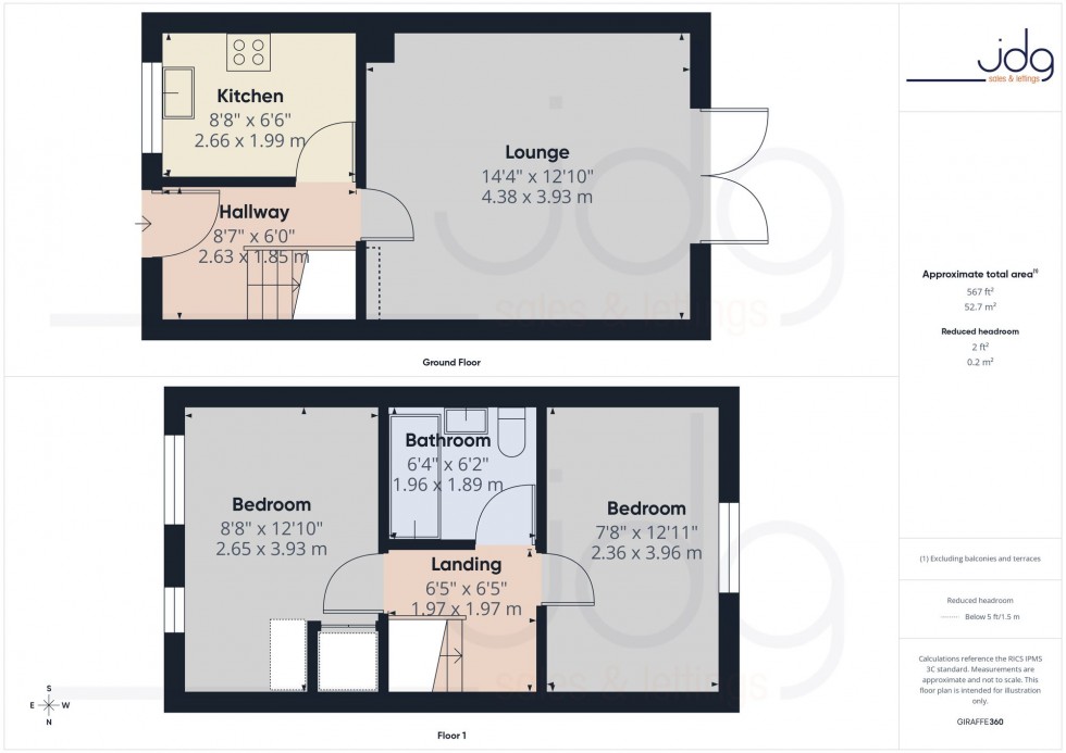 Floorplan for Gleneagles Drive, Morecambe, LA4