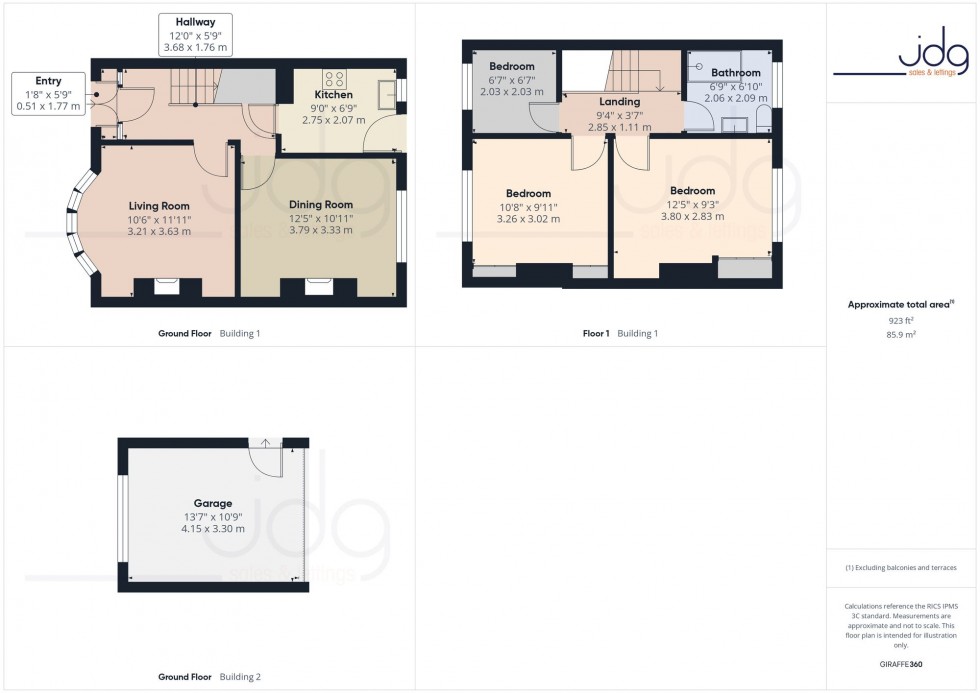 Floorplan for Ulster Road, Lancaster, LA1