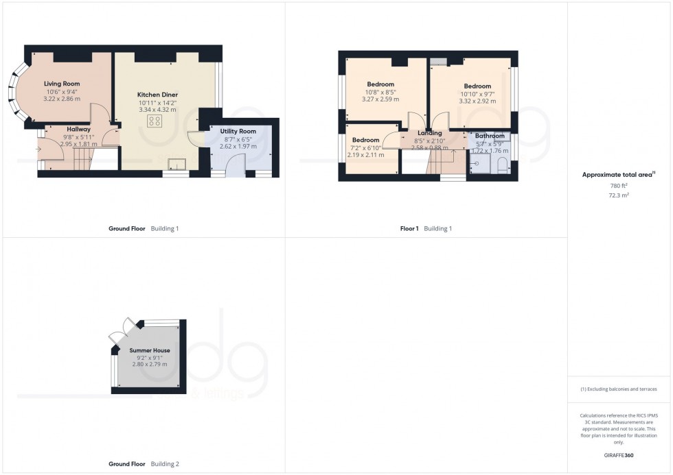 Floorplan for Burton Avenue, Lancaster, LA1