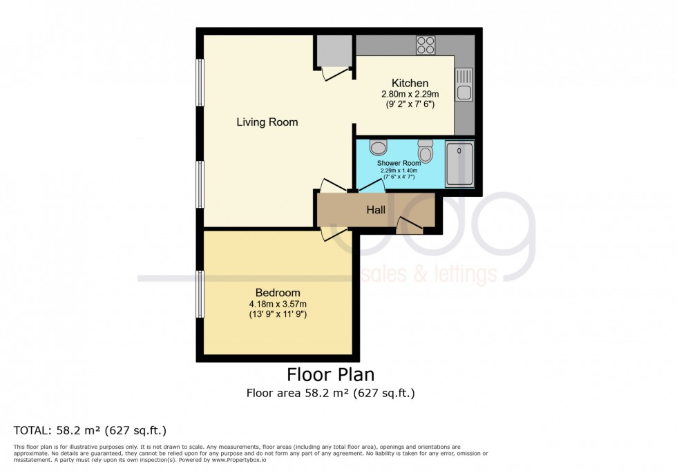Floorplan for High Street, Highmount House High Street, LA1
