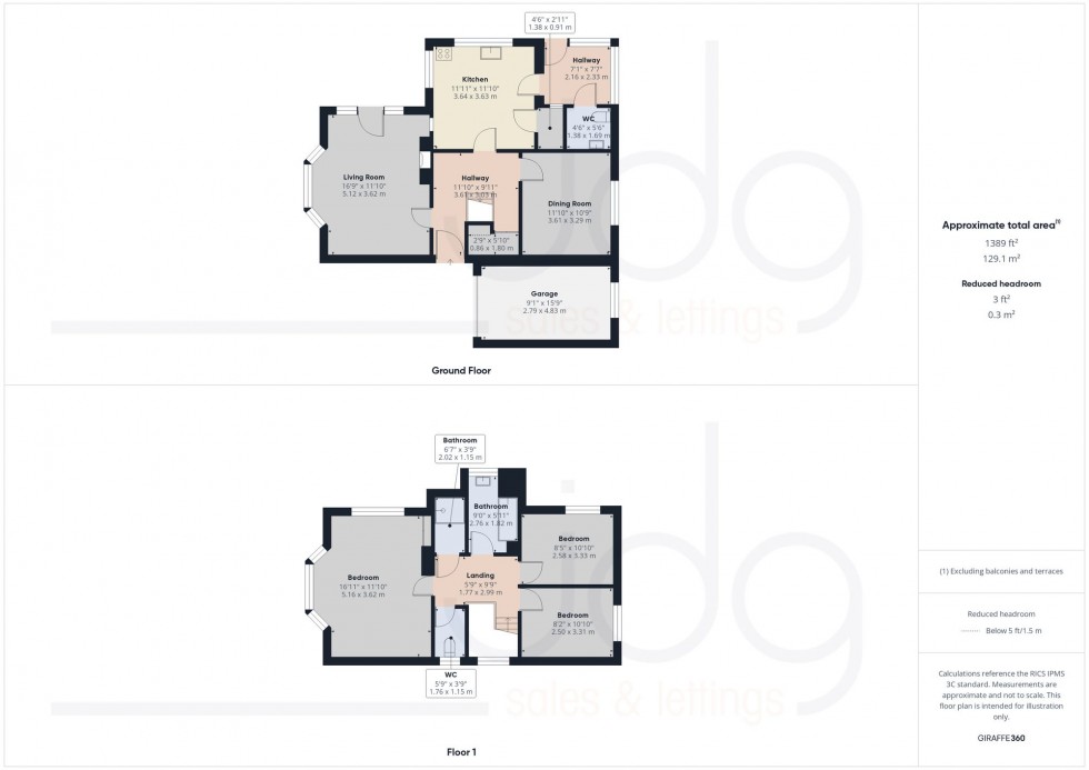 Floorplan for Sunnyside Lane, Lancaster, LA1