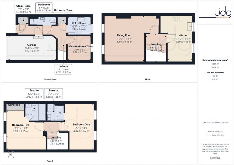 Floorplan for Gleneagles Drive, Lancaster, LA1
