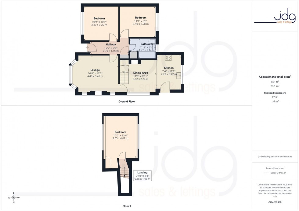 Floorplan for Kayswell Road, Morecambe, LA4