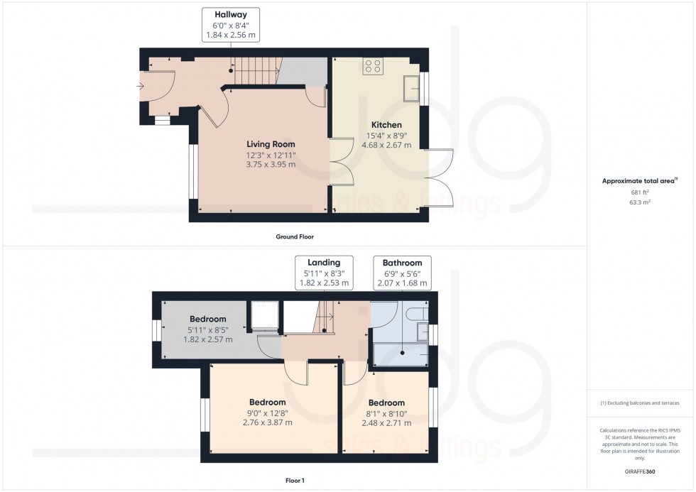 Floorplan for Beaumont Park, Lancaster, LA1
