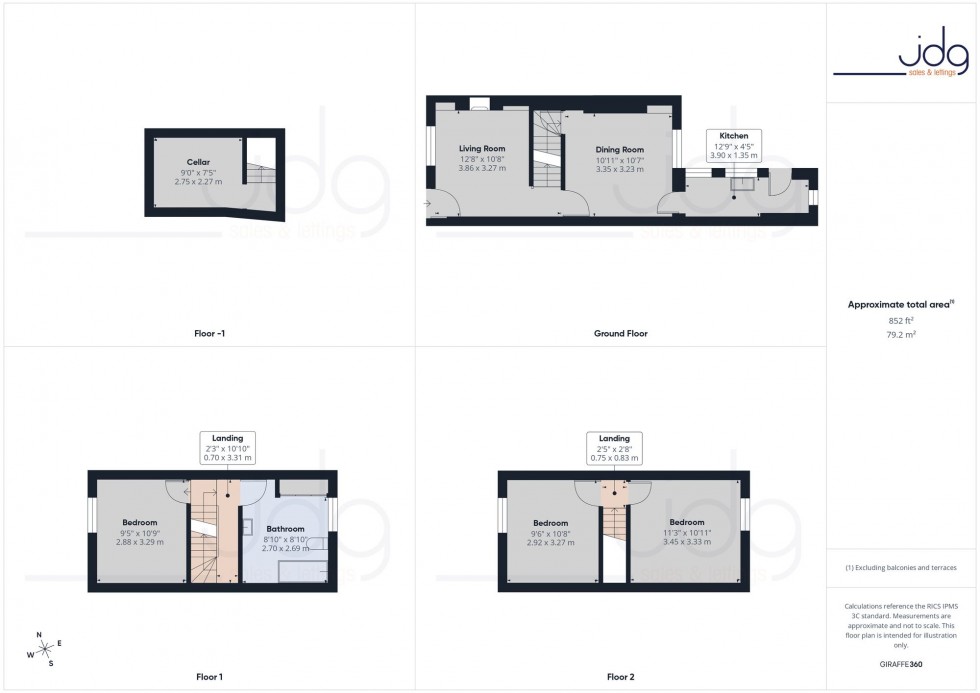 Floorplan for Windermere Road, Lancaster, LA1
