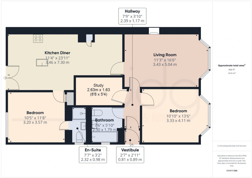 Floorplan for Lymm Avenue, Lancaster, LA1