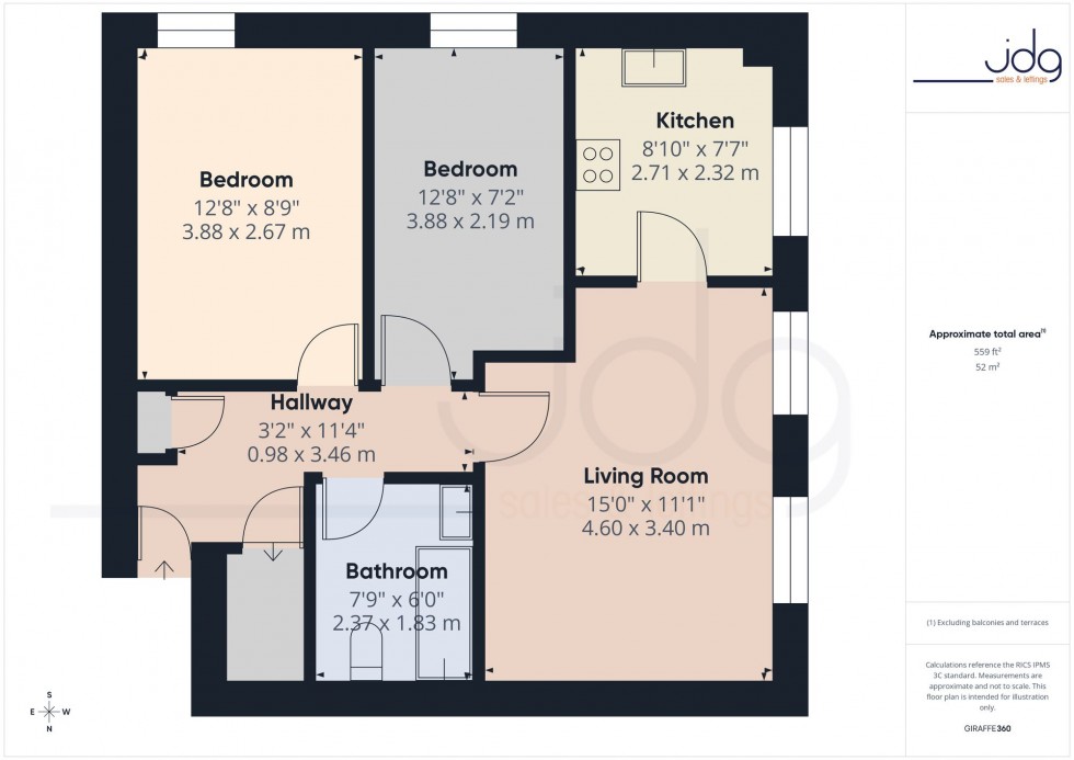 Floorplan for The Hastings, Lancaster, LA1