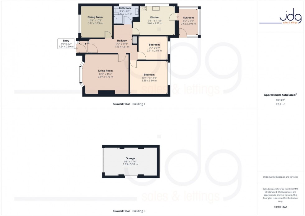 Floorplan for Lawnswood Avenue, Lancaster, LA1