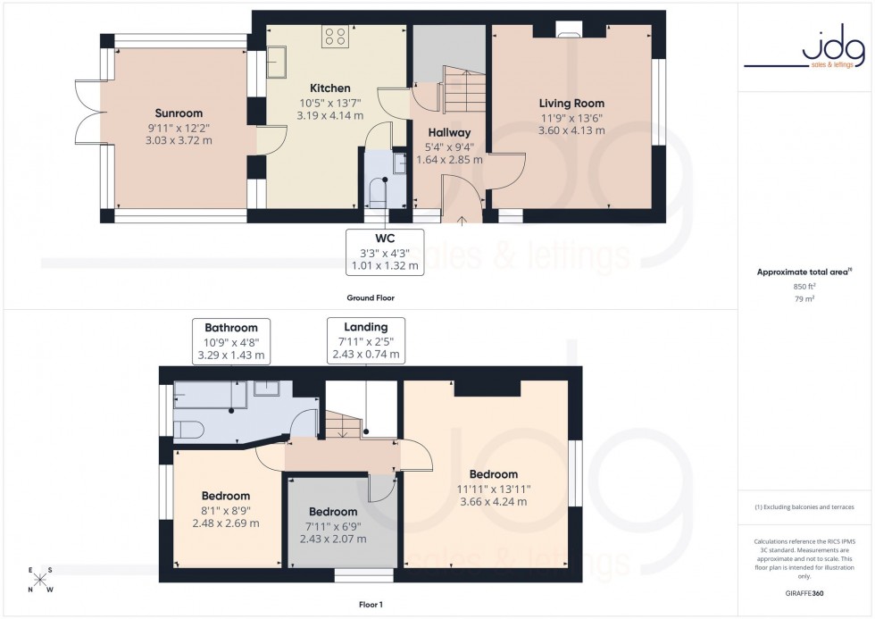 Floorplan for Maple Avenue, Heysham, LA3