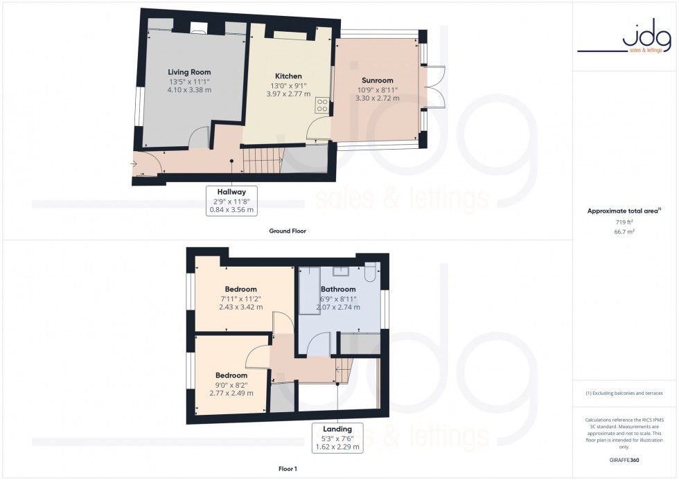 Floorplan for Ashford Road, Lancaster, LA1