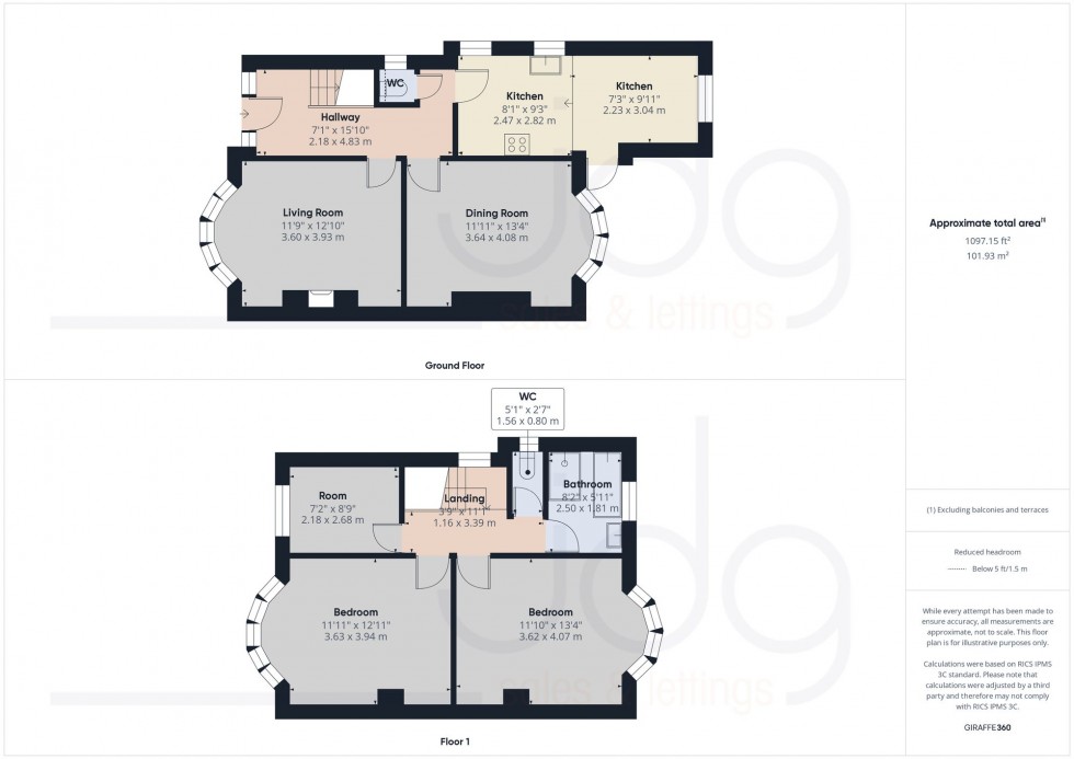 Floorplan for Manor Lane, Slyne, LA2