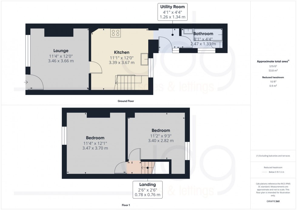 Floorplan for Alexandra Road, Lancaster, LA1