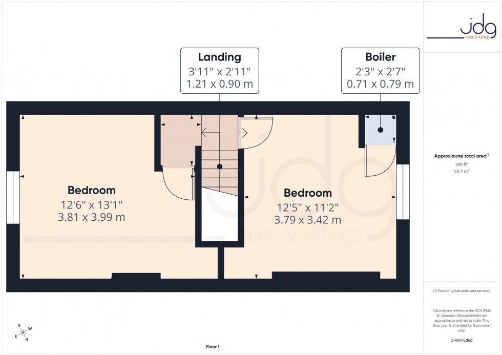 Floorplan for Bulk Road, Lancaster, LA1