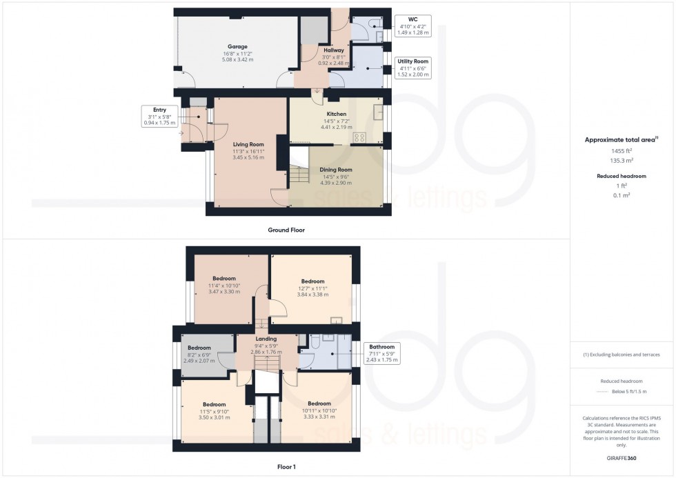 Floorplan for Bowerham Road, Lancaster, LA1