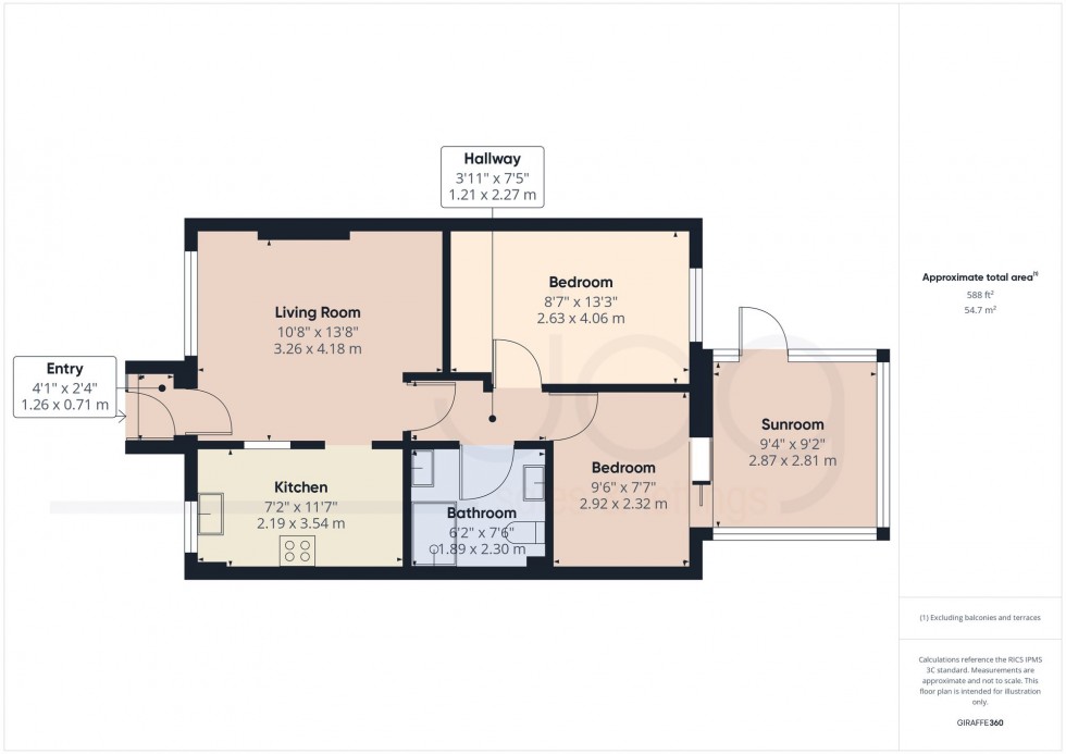 Floorplan for Ashcroft Close, Caton, LA2