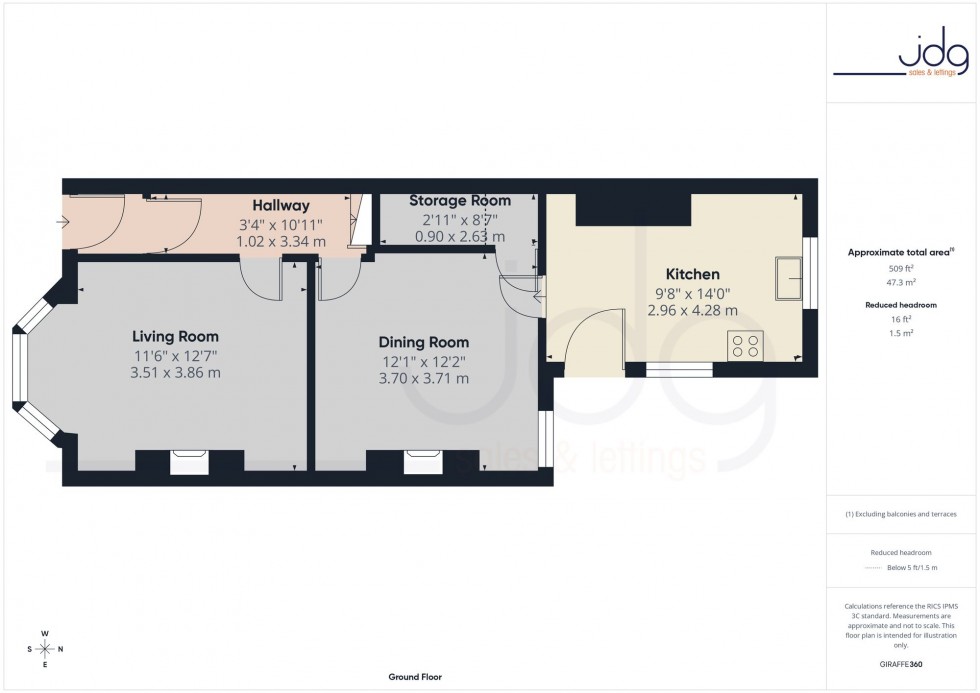 Floorplan for Hastings Road, Lancaster, LA1