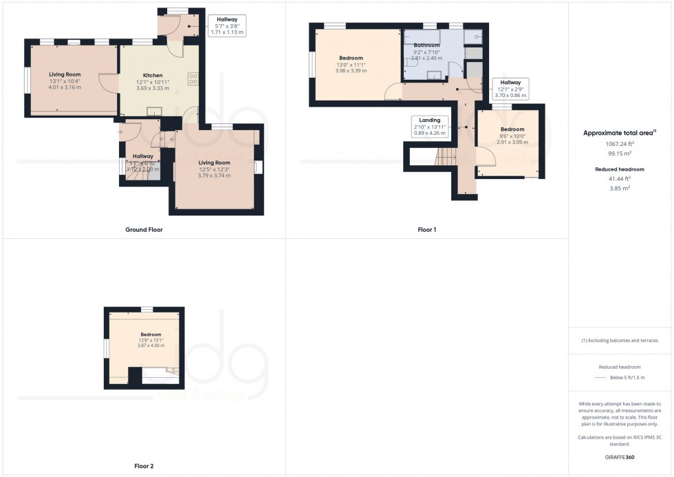 Floorplan for Chapel Lane, Ellel, LA2