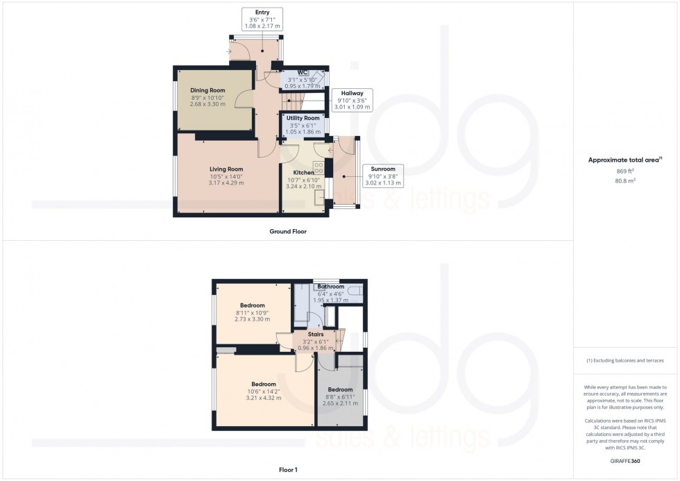 Floorplan for Palatine Avenue, Lancaster, LA1