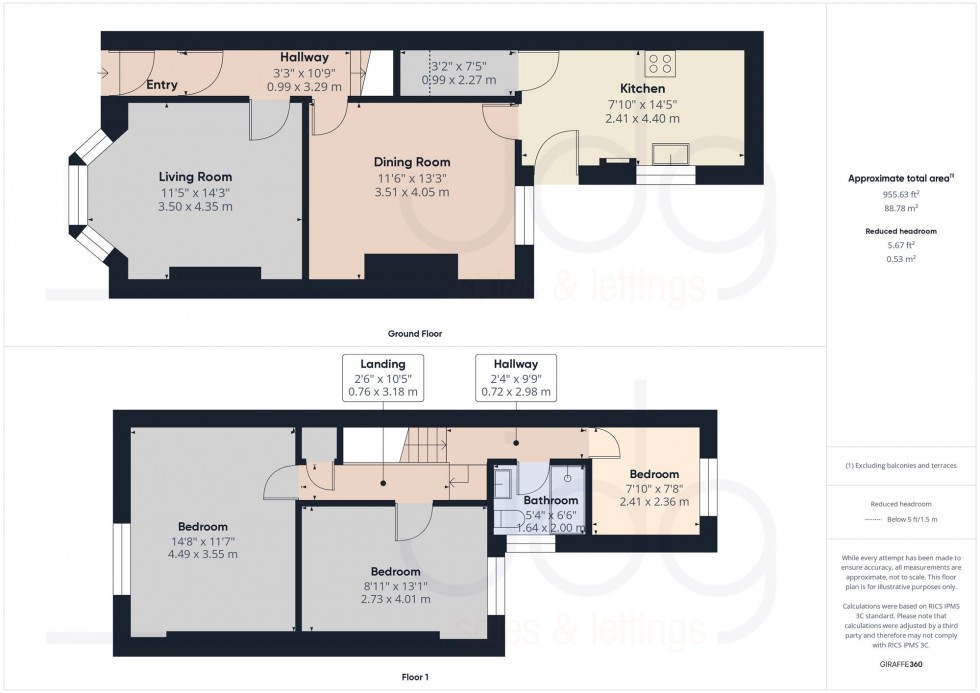 Floorplan for Coulston Road, Lancaster, LA1