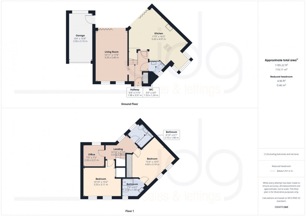 Floorplan for Africa Drive, Lancaster, LA1
