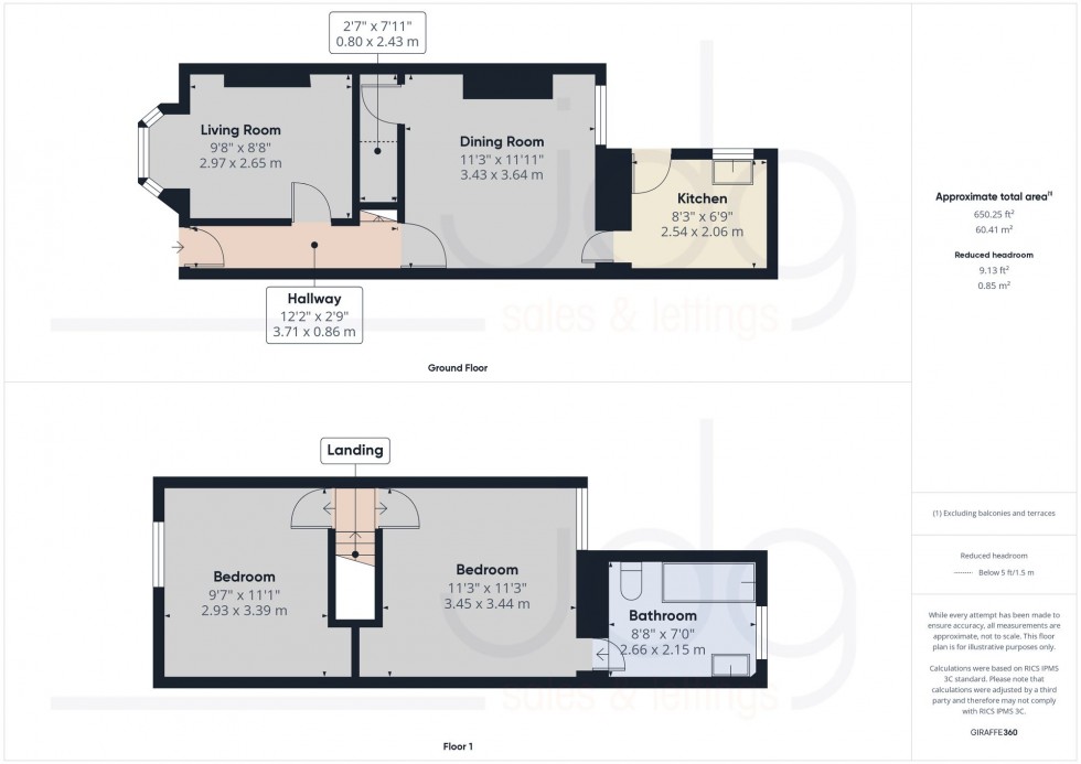 Floorplan for Hartington Street, Lancaster, LA1