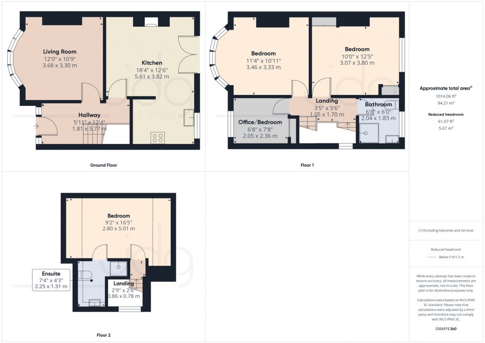 Floorplan for Windsor Avenue, Lancaster, LA1