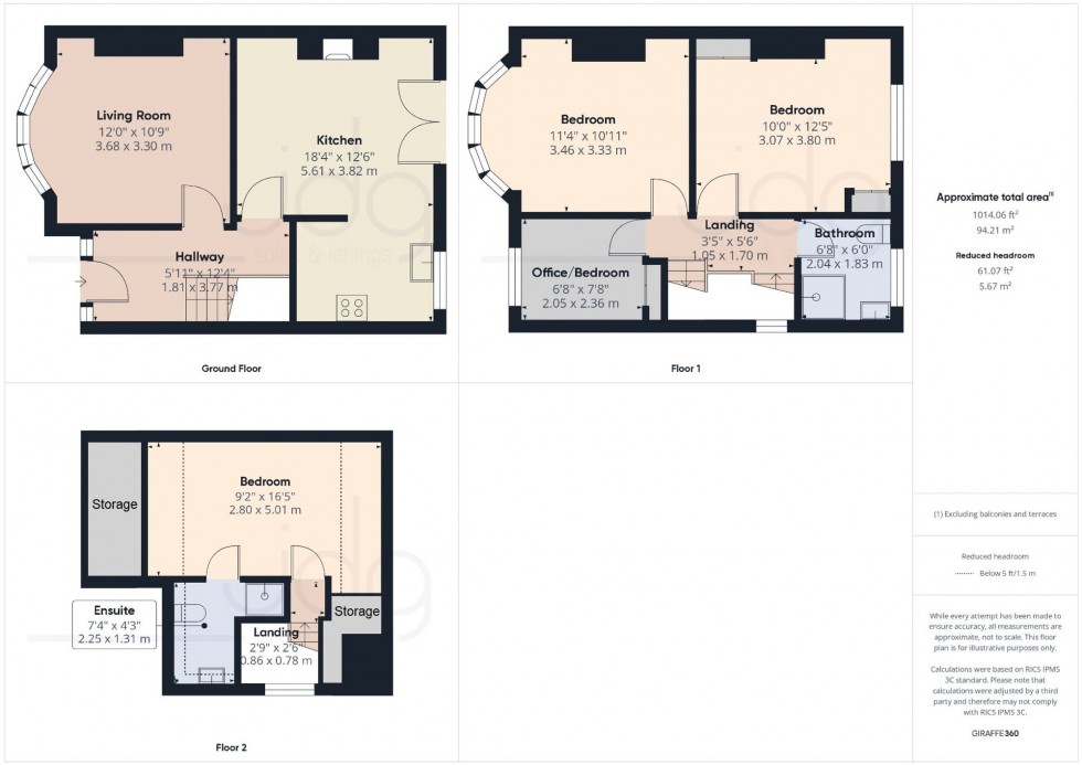 Floorplan for Windsor Avenue, Lancaster, LA1