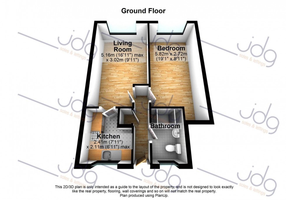 Floorplan for Ushers Meadow, Lancaster, LA1