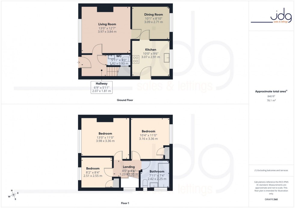 Floorplan for Slaidburn Drive, Lancaster, LA1