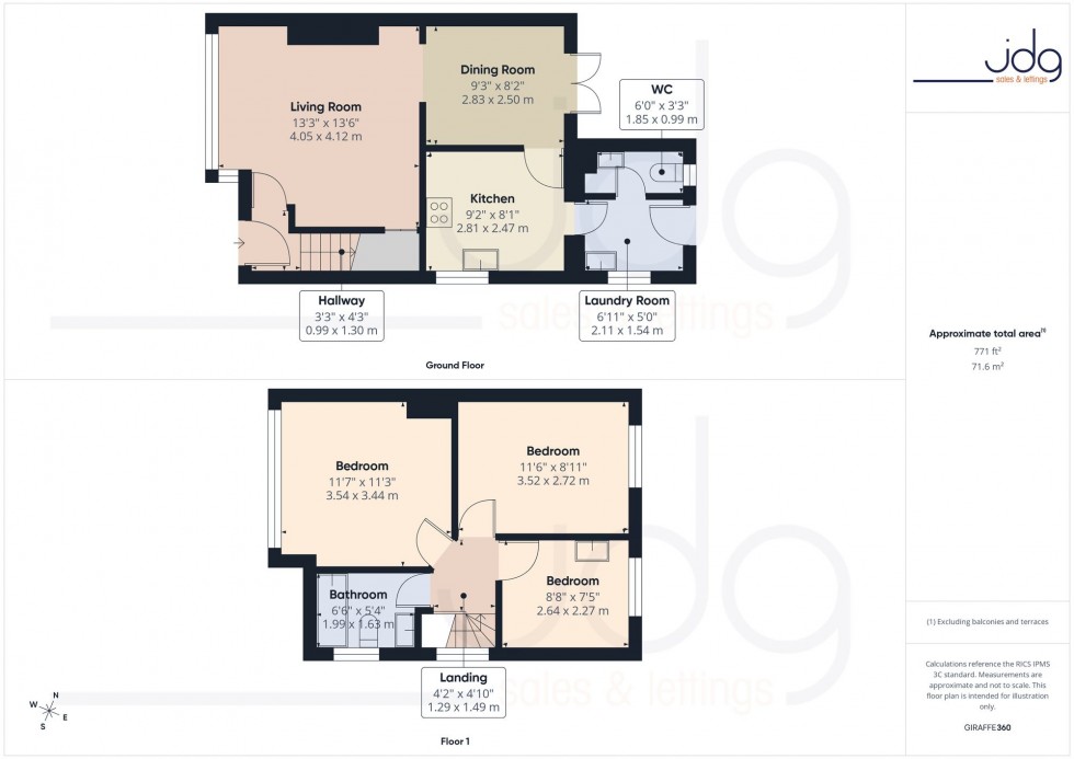 Floorplan for Brendjean Road, Morecambe, LA4