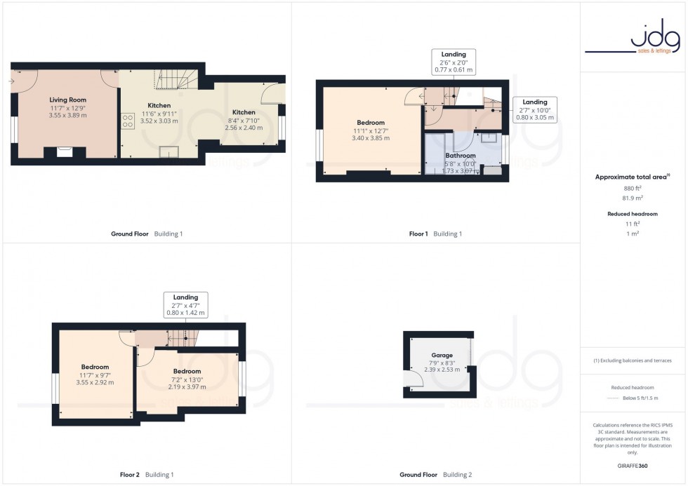 Floorplan for Vincent Street, Lancaster, LA1