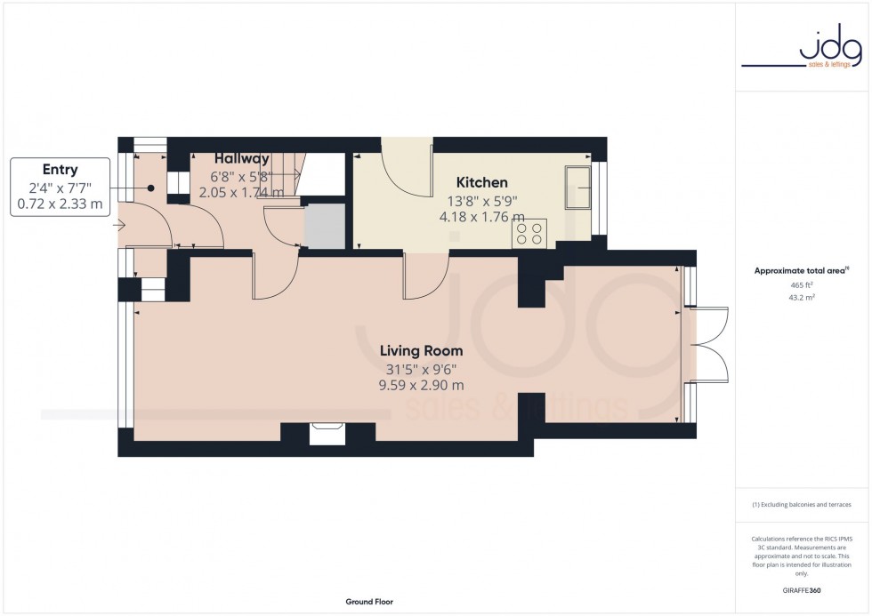 Floorplan for Canterbury Avenue, Lancaster, LA1