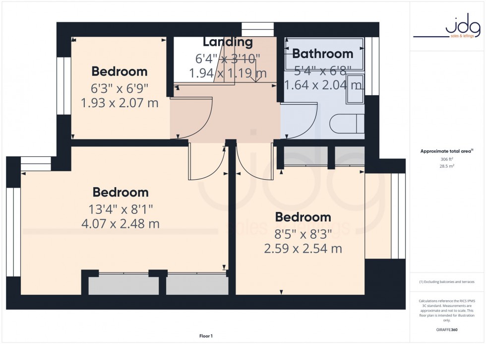 Floorplan for Canterbury Avenue, Lancaster, LA1