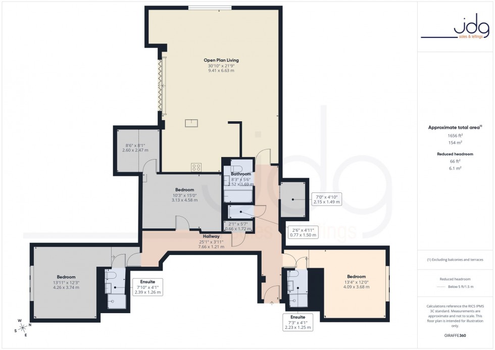 Floorplan for Kershaw Drive, The Residence Kershaw Drive, LA1