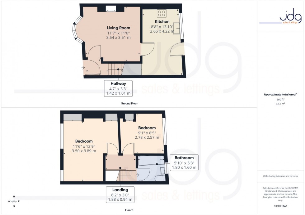 Floorplan for Wingate Saul Road, Lancaster, LA1