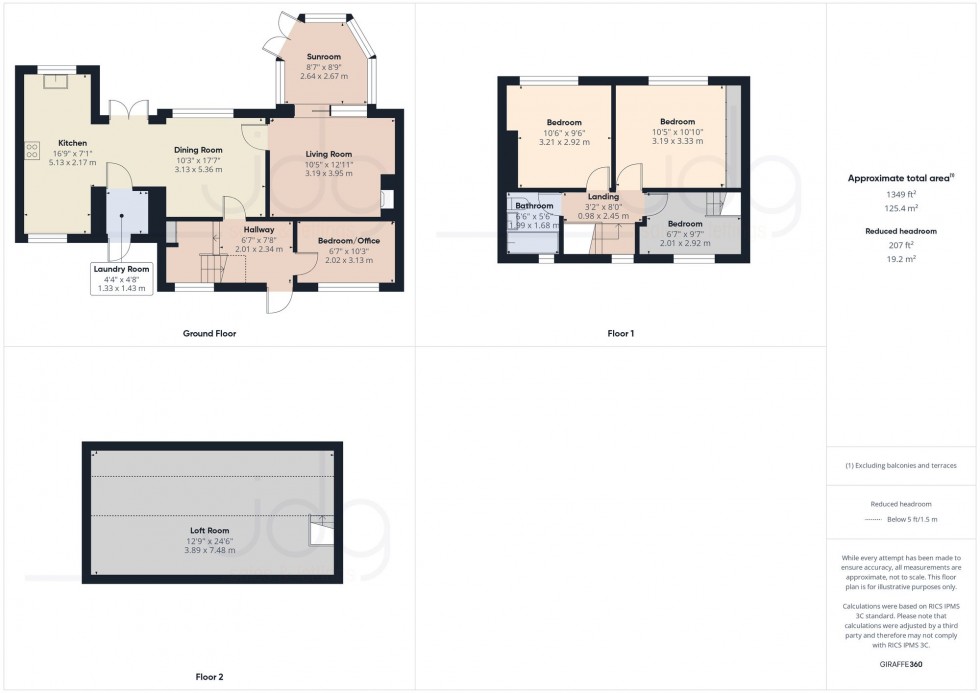 Floorplan for Main Road, Slyne, LA2