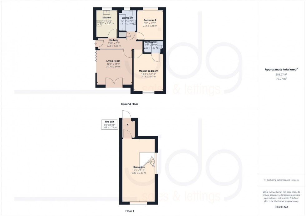 Floorplan for Waterside, Lancaster, LA1