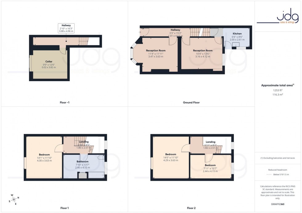 Floorplan for East Road, Lancaster, LA1